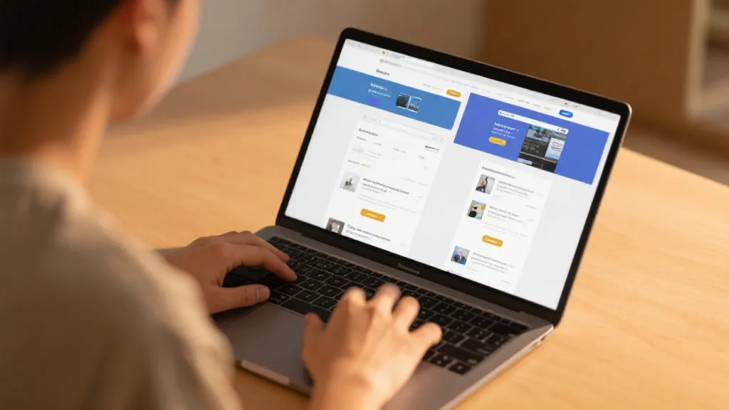 用户比较平台界面